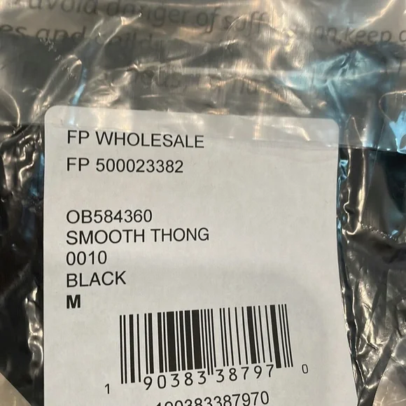 New Free people 3 pack Panties Black and white Medium M - Picture 6 of 7